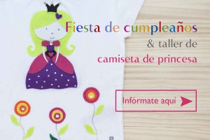 Fiesta de cumpleaños para niños con taller de camiseta decorada