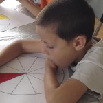 Taller infantil de rueda de matemáticas