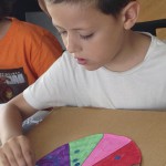 Nueva manualidad infantil de rueda de matemáticas